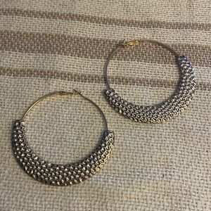 Large Goldtone Hoops